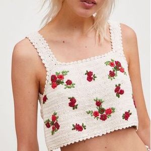 Zara crochet crop top
